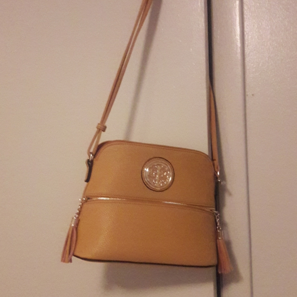 Mustard gold purse